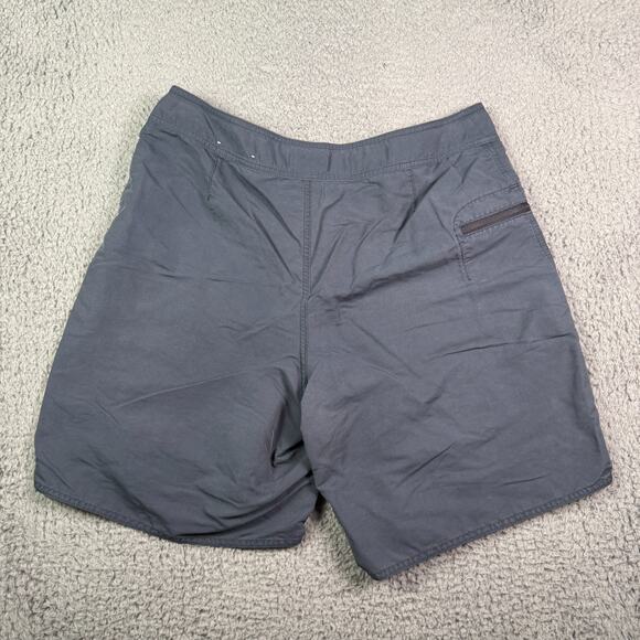 Patagonia Minimalist Board Shorts Mens 34 Navy Blue Pockets Drawstring Nylon 8" - Picture 6 of 9